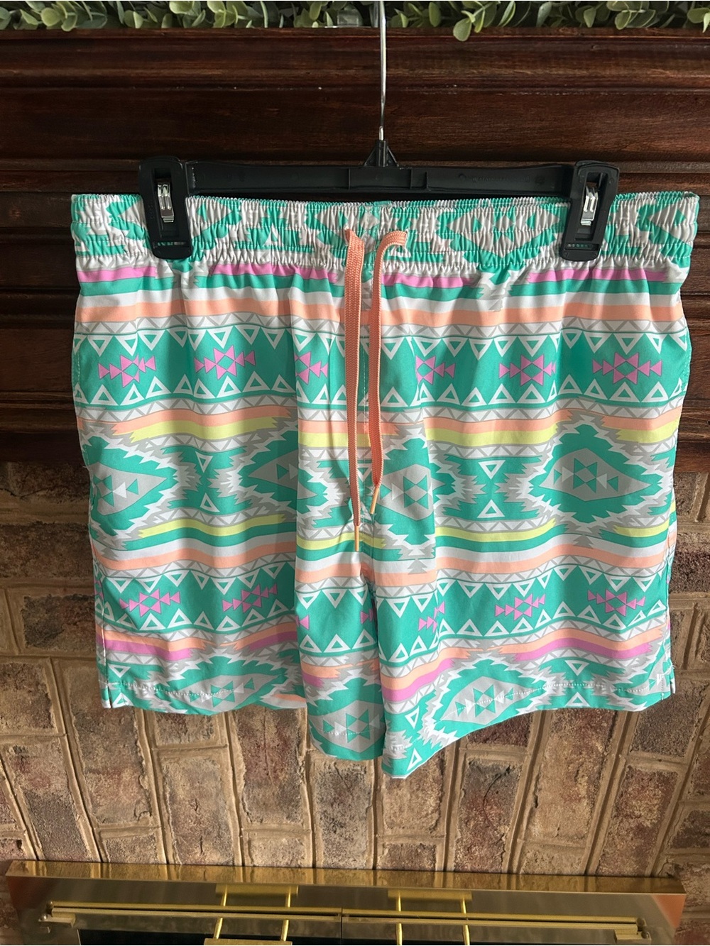 chubbies Blue Label Multicolor Elastic Waist Swim Trunks